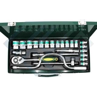 جعبه بکس 24 پارچه تکتول مدل درایو 1/2 اینچ