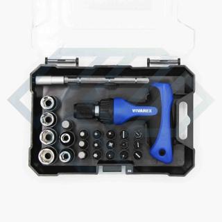 مجموعه ست 24 پارچه بکس و سر پیچگوشتی ویوارکس مدل VR2465-SD
